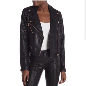 BlankNYC Vegan Leather Moto Jacket